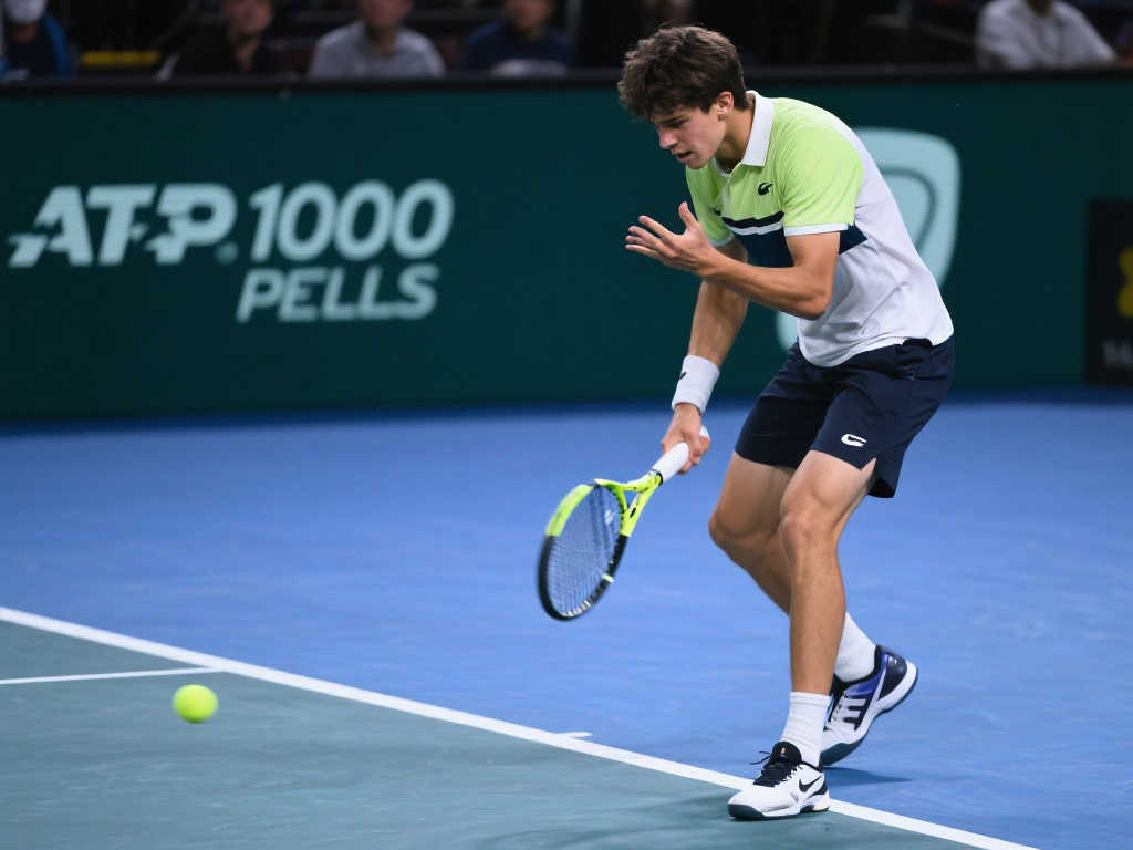 ATP1000马德里网球赛：布云朝克特首战惜败费恩利，无缘次轮